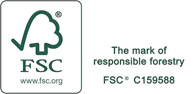 FSC - the mark of responsible forestry. FSC(c) C159588